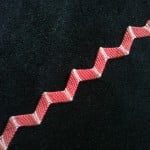 Zig Zag Pattern Friendship Bracelet | Pink